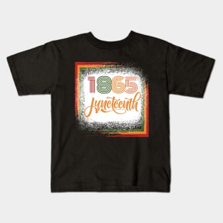 Juneteenth 1865 Bleached  2023 Kids T-Shirt